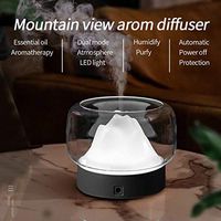 400ML Diffusers for Essential Oils Aromatherapy Electric Humidifier,YIWULA 2020 Mountain View Aromatherapy Essential Oil Diffuser Air Purifier (Gary)