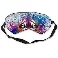 Color Tiger Sleep Eye Mask for Sleeping Contoured Eyemask Silk Best Night Blinder Eyeshade for Men Women Kids