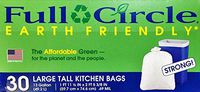 Full Circle- Large Tall Kitchen Bags 13 Gallon 30 Count