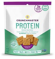 Crunchmaster Protein Snack Crackers, Roasted Garlic