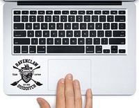 Ravenclaw Quidditch Hogwarts Harry Potter Printed Trackpad Clear Vinyl Decal Sticker Compatible with Apple MacBook Pro Air 11" 12" 13" 15" All Years Laptop Trackpad Keyboard (12" Macbook)
