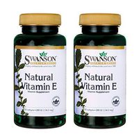 Swanson Natural Vitamin E 200 Iu (134.2 Milligrams) 250 Sgels (2 Pack)