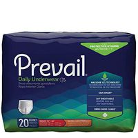 Prevail Incontinence Protective Underwear, Extra Absorbency, Med, 20 Count (Single Pack)