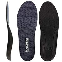 Plantar Fasciitis Orthotics Arch Supports Inserts - Thin and Cushioning Shoe Insoles Relieve Flat Feet, High Arch, Foot Pain Black