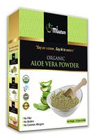 USDA Certified Organic Aloe Vera Powder 100% Pure Natural Aloe Barbadensis, Eco Friendly for Hair Skin Health Supplements, Vegan, Non GMO, 8oz, 227g, 1/2LB