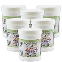 Maria Treben's Authentic Swedish Bitters Mud It is really Gold for compresses and Poultices (6 x 8oz /227ml bottle)