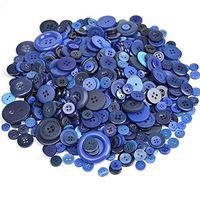 Esoca 650Pcs Navy Blue Buttons for Crafts Royal Blue Craft Buttons Assortment Dark Blue Button for Arts, DIY Crafts, Decoration, Sewing