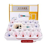 HANGER® Cupping Transparent Massage Therapy Set Different Size - Wrinkle Reducer Collage Production Facelift Pain Relief Reduce Cellulite Lymph Drain Anti-aging Cellulite 24 Cans