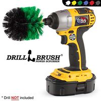 Kitchen Sinks,Stoves, Linoleum,Corners and All Purpose Scrub Brush for Use with Cordless Drill