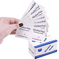 Disposable Wet Wipes, 200 Disinfected Wipes Travel Pack 70 Alcohol Wipes Individually Wrapped Cleaning Wipes Alcohol Pads for Hands, Electronics, Glasses Lens, Screen Wipes