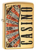 Zippo Lighter: Fusion Casino Roulette - High Polish Brass 79797