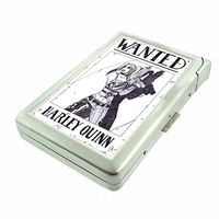 Bad Girls Pin Up Girl D16 Cigarette Case Lighter Smoking King Size Cigarettes Silver Metal Wallet 4" X 2.75" RFID Protection