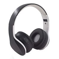 PLENTOP 2020 Bluetooth Headphone Wireless Hi-Fi Surround Stereo Mic Foldable Headset Over Ear Earphone (Black)