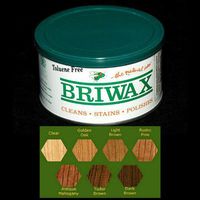Case of 36 Briwax Toluene Free Furniture Wax 16oz - Rustic Pine