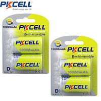 D Size 1.2V 10000mAh NI-MH Rechargeable Battery (4PC-D-Size)