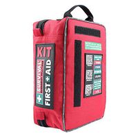 Qnlly Oxford Cloth First Aid Empty Kit,Lightweight and Compact First Aid Bag for Emergency at Home, Office