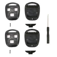 UTSAUTO Replacement For Lexus Key Fob Remote Shell Case Cover Fit For Lexus ES GS GX IS LS LX RX SC FCC-2 Pack