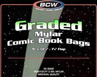 25 BCW Graded Mylar Comic Book Bags - Lasts Indefinitely