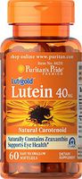 Puritans Pride Lutein 40 Mg with Zeaxanthin,60 Softgels, 60 Count