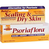 Boericke and Tafel Psoriaflora Topical Cream - Fast Relief for Scaling and Dry Skin - Homeopathic - 1 oz (Pack of 2)