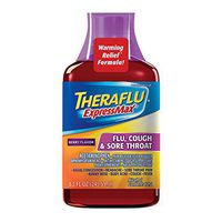 Theraflu ExpressMax Flu, Cough & Sore Throat Syrup, Berry Flavor, 8.3 oz