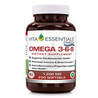Vita Essentials Softgels, Omega 369, 1200mg, 250 Count