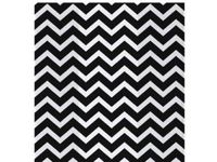 Small Black Chevron Striped 7x2x3" Cello Cellophane Party Treat Food Snack Bags (25 ct)