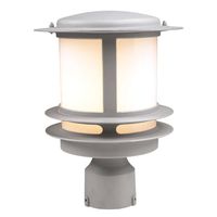 PLC Lighting 1896 SL Exterior Post Light, Silver