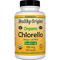 Healthy Origins Organic and Kosher Chlorella Tablets, 720 Count