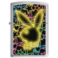 Zippo Lighter - Zippo Playboy Glowing Stars