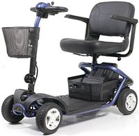 Golden Technologies - LiteRider - Lightweight Travel Scooter - 4-Wheel - Blue