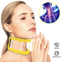 Neck Support Traction Equipment Cervical Support Neck Brace for The Head - Pain Reliever for Stiff Shoulder & Neck, Breathable Head Traction Support, Relief Muscle Tension
