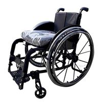 Limiss Sports Wheelchair, Self-propelled Wheelchair with Quick-disassembling Tires, Transport Chair Seat Ergonomic, Suitable for Inconvenient Legs and Feet,B,Seatwidth:38