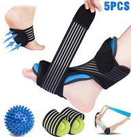 Plantar Fasciitis Night Splint Foot Drop Orthotic Brace, Adjustable Dorsal Night Splint for Support Pain Relief from Plantar Fasciitis, Ankle, Arch Foot Pain, Achilles Tendonitis, Heel, Arch