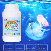 FunDiscount Bleach Cleaner, Effective Oxygen Bleach Agent Clothing Bleaching Whitening Strong Detergen Laundry Detergent Powder Active Agent for Washing Clothes, Scraves, Gloves, TableClothes (260G)