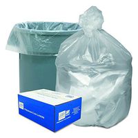 Good 'n Tuff GNT3860 High Density Waste Can Liners, 55-60gal, 12 Microns, 38x58, Natural (Case of 200)
