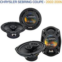Compatible with Chrysler Sebring Coupe 2002-2006 Factory Speaker Upgrade Harmony R65 R69 New