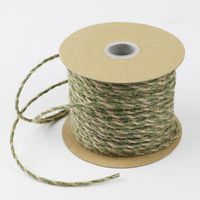 2.5mm x 50 Yards Decorative Two Tone Burlap Jute Rope Twine (Moss)