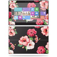 Mightyskins Skin Compatible With Microsoft Surface Pro (2017) 12.3" - Hibiscus | Protective, Durable, And Unique Vinyl Decal Wrap Cover | Easy To Apply, Remove, And Change Styles | Made In The Usa