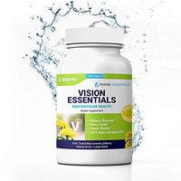 Marine Essentials Lutein and Zeaxanthin Supplements - “Vision Essentials” Pure Lutein Eye Supplement + Anti Oxidant Supplement Eye Vitamins (30 Capsules)