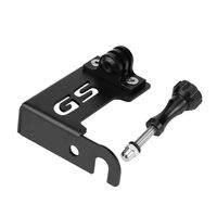 Motorcycle Front Left Camera Support Bracket for BMW R1200GS LC R1200GS LC ADV for GoPro (Black)