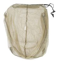 Dilwe Mosquito Head Net, Protective Cover Mask Face Mesh Head Cover with Storage Bag(Green)