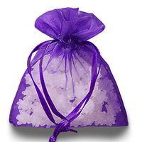 Purple Organza Favor Bags 4" X 6" | Quantity: 30