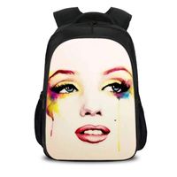 Womens Marilyn Monroe Backpack Laptop Bag Back to School