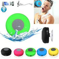 BTS-06 Water Resistant Shower Bluetooth Speaker with Sucker Support Hands-free Calls Function