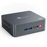 Mini PC U55 Intel Core i3-5005U Processor 8GB/256GB SSD, Supports Extended RAM & SSD/4K@60Hz/Dual HDMI/Dual WiFi /BT4.0/ Fan (Core i3 8G/256G) Mini PC Windows10