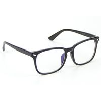 Cyxus Blue Light UV Blocking Reading Glasses, Anti Eyestrain Eyewear, Matte Black Frame