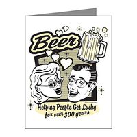 Note Cards (10 Pack) Beer: Helping People Get Lucky