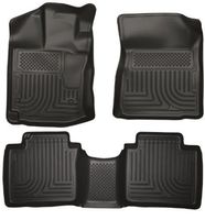 Husky Liners 99541 WeatherBeater Black Front and 2nd Seat Floor Liner by Husky Liners