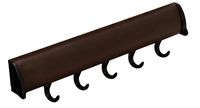 Hafele Belt Rack, Synergy Collection (Dark Oil-Rubbed Bronze, 5 Hook, 11 7/8")